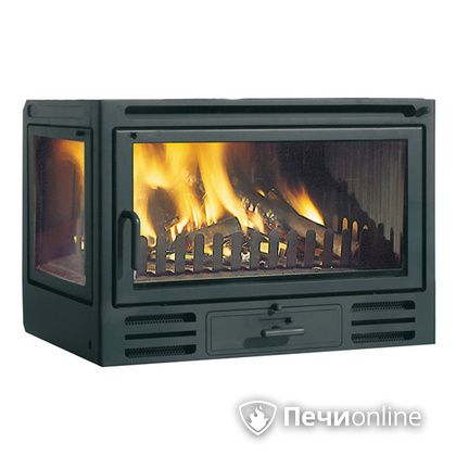 Каминная топка Edilkamin Riga 49 SX V с боковым остеклением слева с принудительной конвекцией в Звенигороде